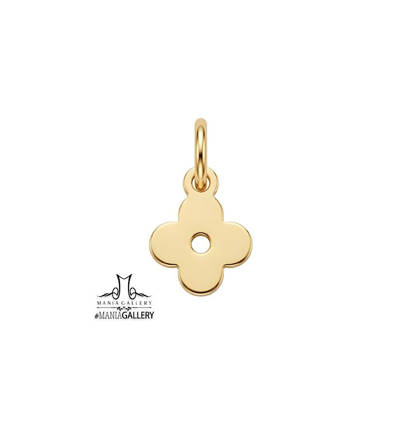 آویز طلا زنانه طرح گل